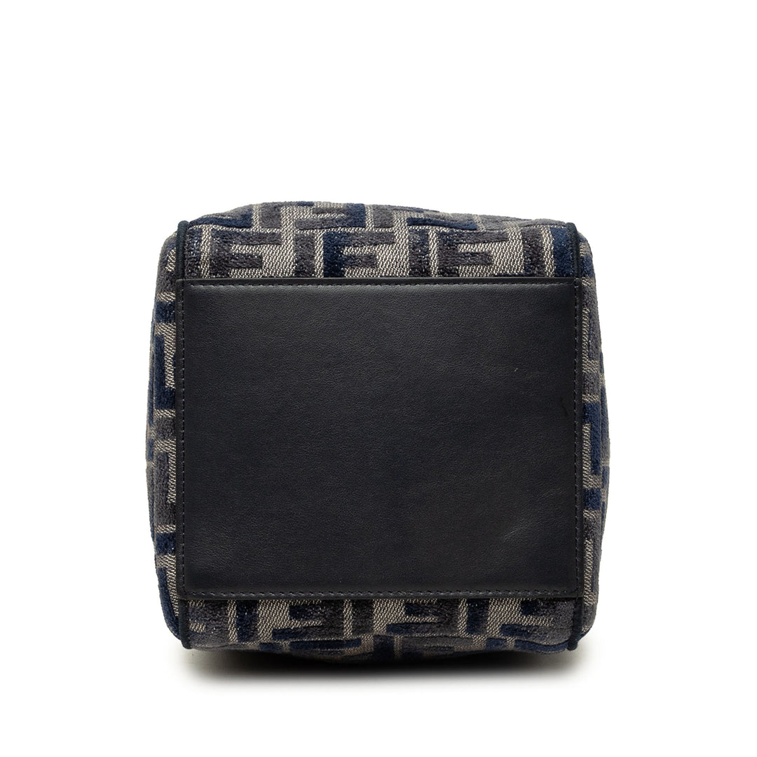 Fendi Sac porté épaule Zucca Chenille Origami Mini Noir – vue 3 – GABY PARIS