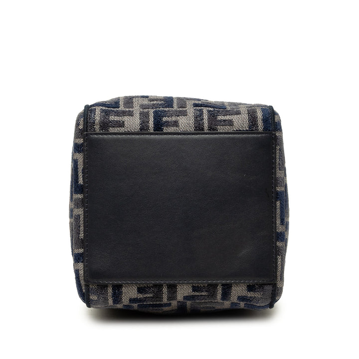 Fendi Sac porté épaule Zucca Chenille Origami Mini Noir – vue 3 – GABY PARIS