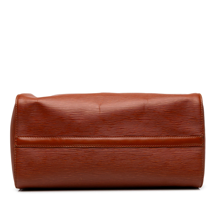 Louis Vuitton Sac à main Speedy 35 Épi Marron – vue 3 – GABY PARIS