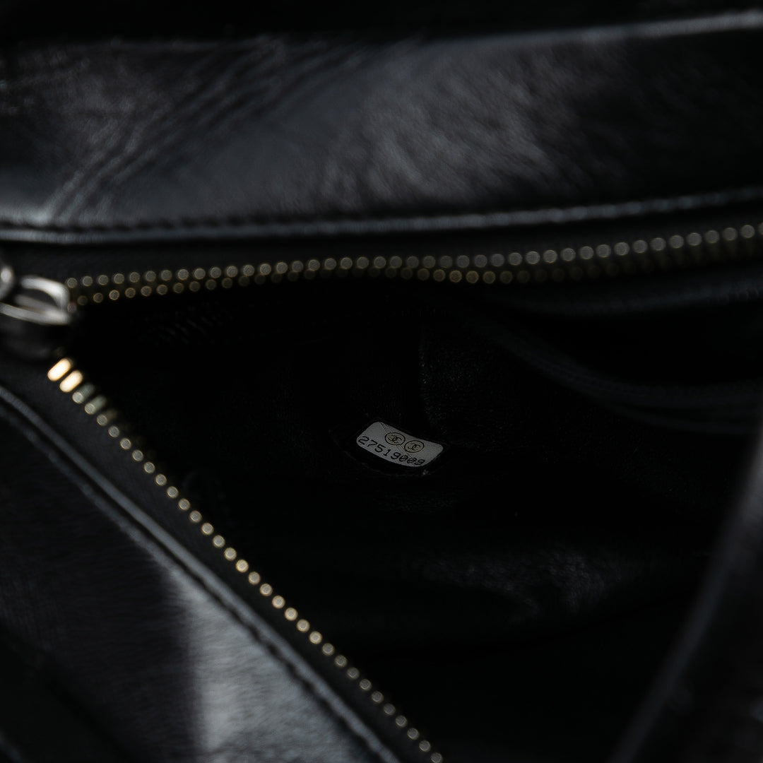 Chanel Small Knit et Cuir de veau Gabrielle Hobo