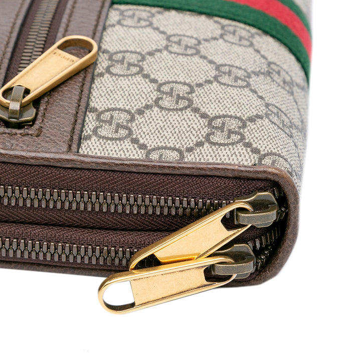 GG Supreme Ophidia Wallet On Chain Brown - Gaby Paris
