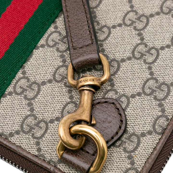 GG Supreme Ophidia Wallet On Chain Brown - Gaby Paris
