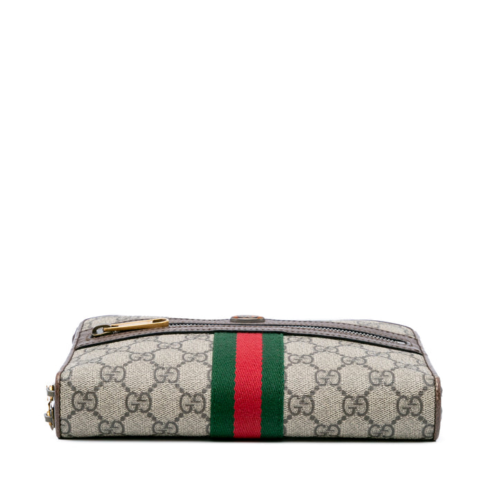 GG Supreme Ophidia Wallet On Chain Brown - Gaby Paris