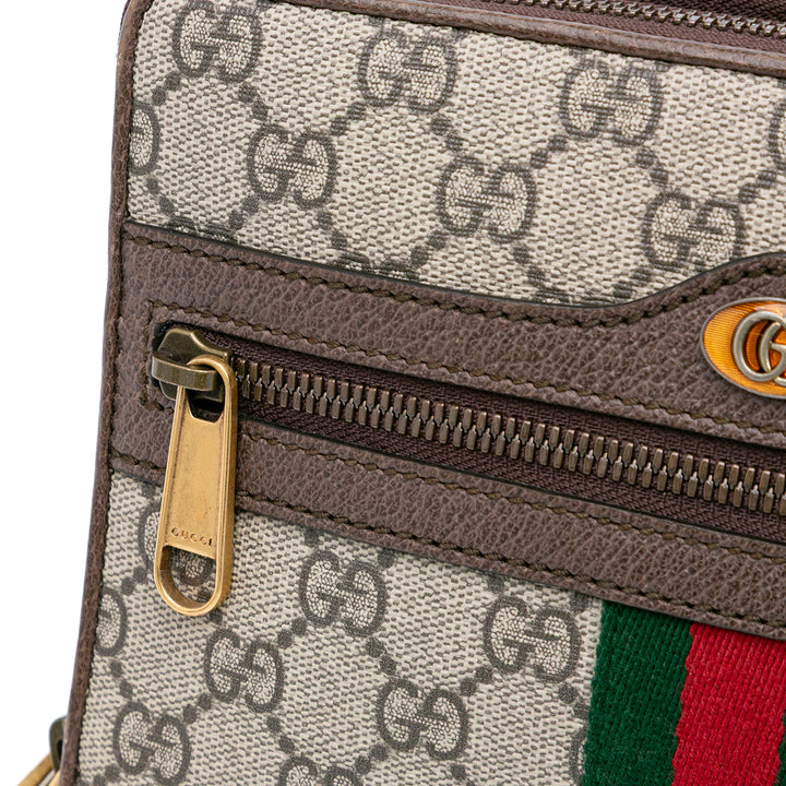 GG Supreme Ophidia Wallet On Chain Brown - Gaby Paris