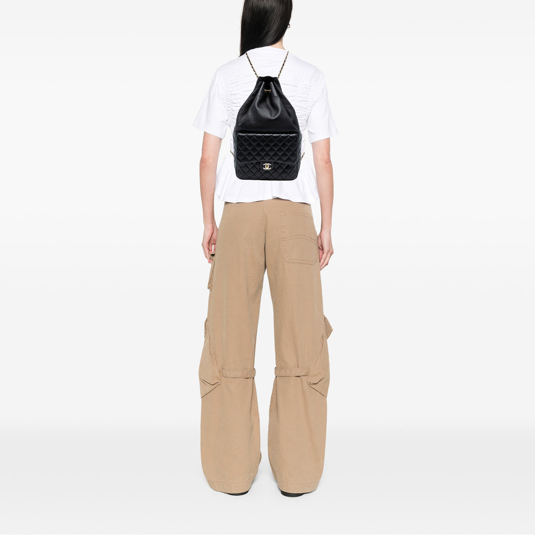 Chanel Large Matelassé Cuir d’agneau In Seoul Sac à dos