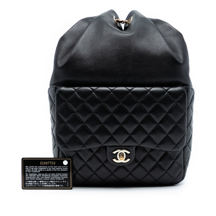 Chanel Large Matelassé Cuir d’agneau In Seoul Sac à dos