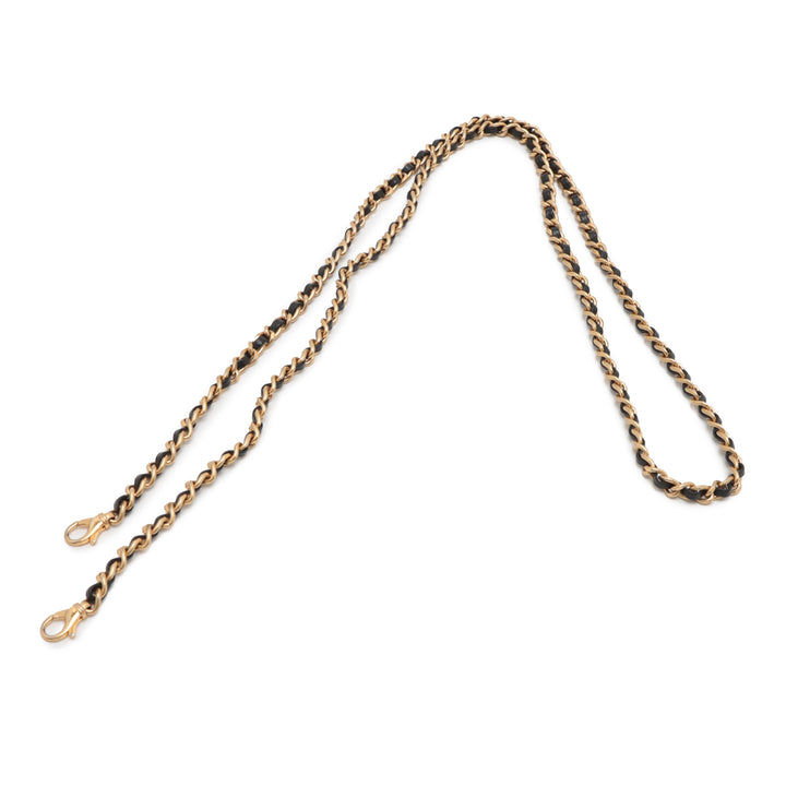Chanel Small Quilted Caviar Boy Pochette With Chain Noir