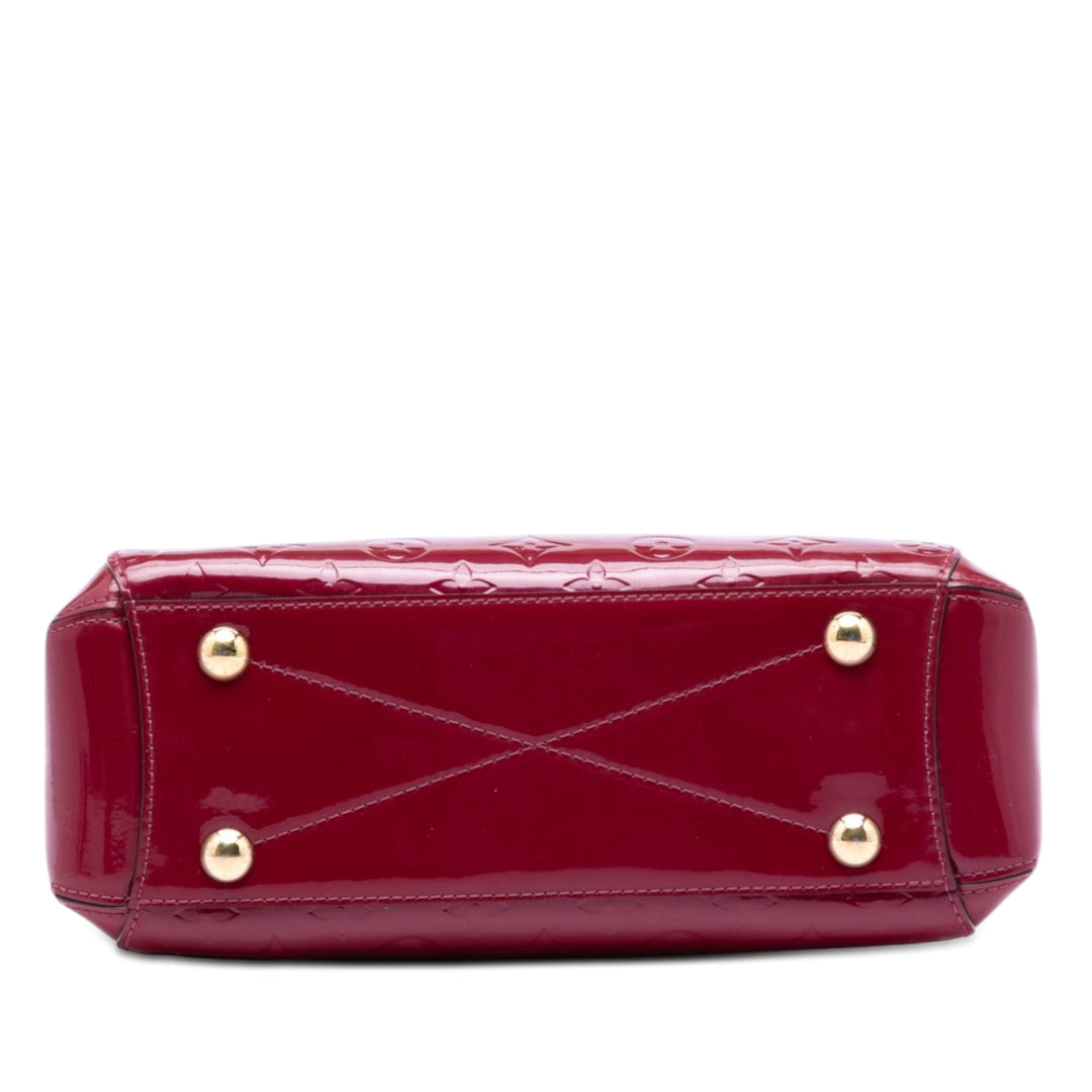 Louis Vuitton Montaigne BB Cuir verni Monogram Rose – vue 3 – GABY PARIS