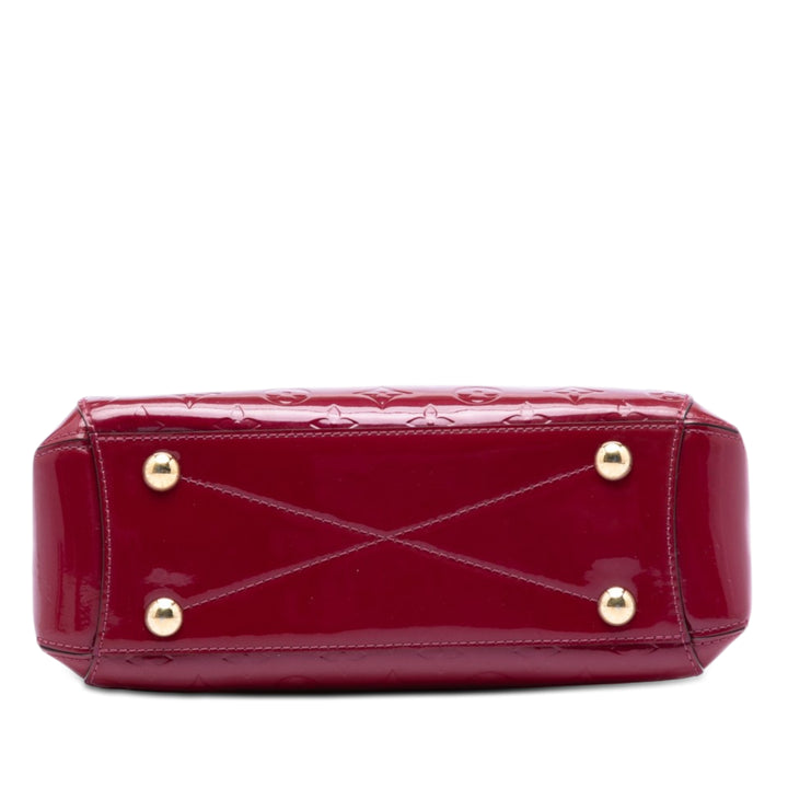 Louis Vuitton Montaigne BB Cuir verni Monogram Rose – vue 3 – GABY PARIS