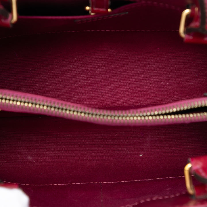 Louis Vuitton Montaigne BB Cuir verni Monogram Rose – vue 4 – GABY PARIS