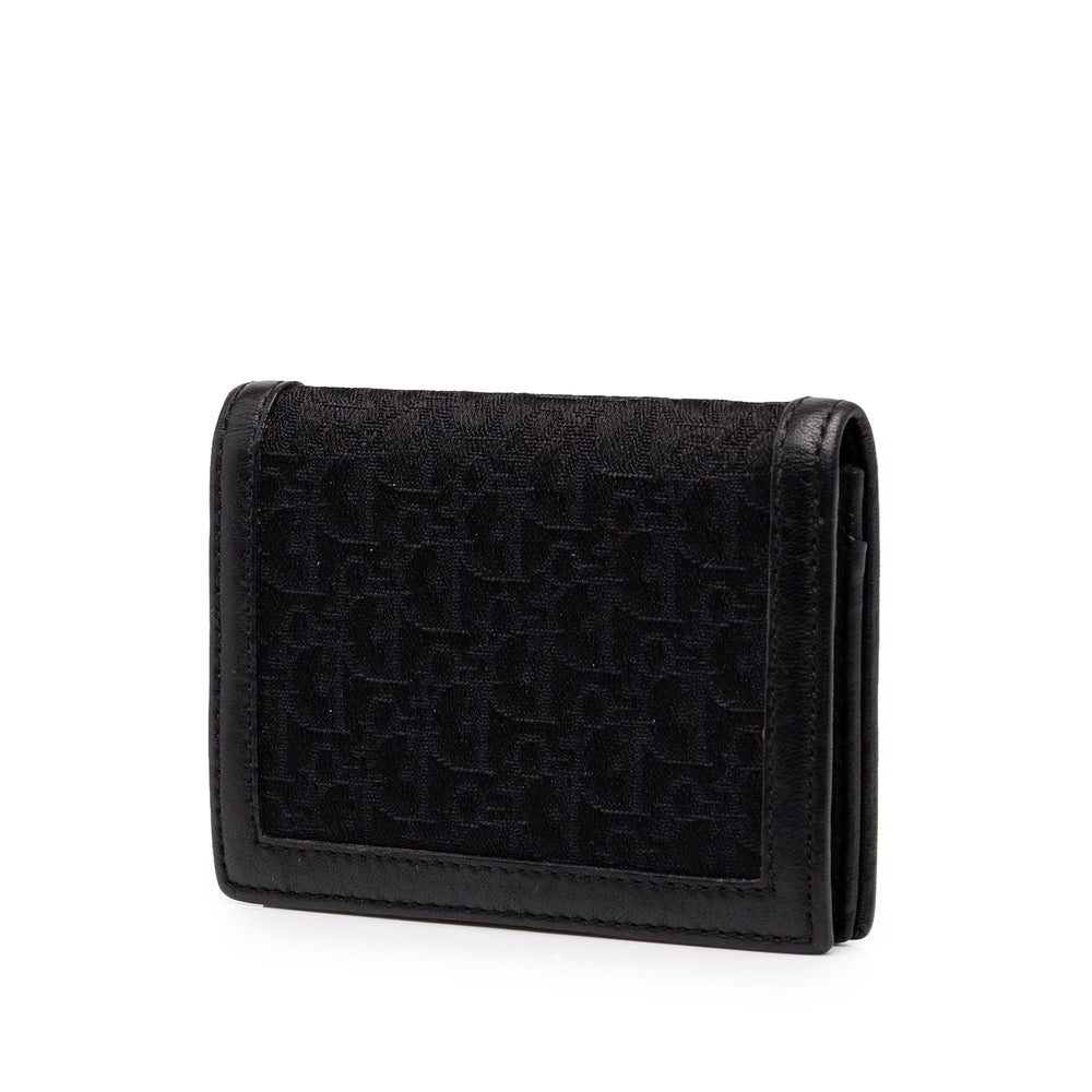 Dior Portefeuille Diorissimo Trotter Street Chic Petit Noir – vue 2 – GABY PARIS