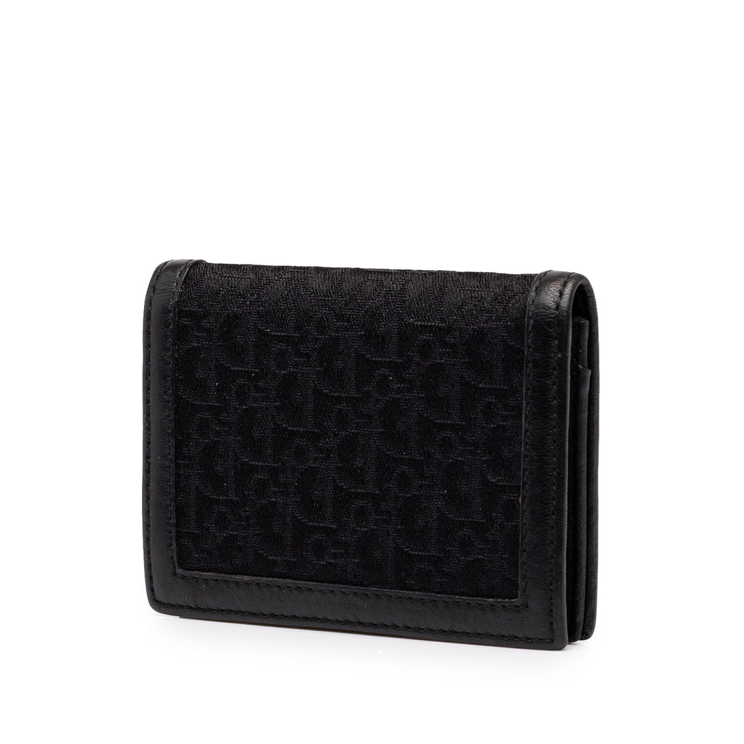 Dior Portefeuille Diorissimo Trotter Street Chic Petit Noir – vue 2 – GABY PARIS