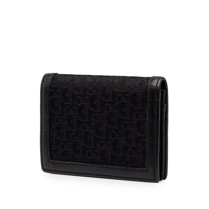 Dior Portefeuille Diorissimo Trotter Street Chic Petit Noir – vue 2 – GABY PARIS