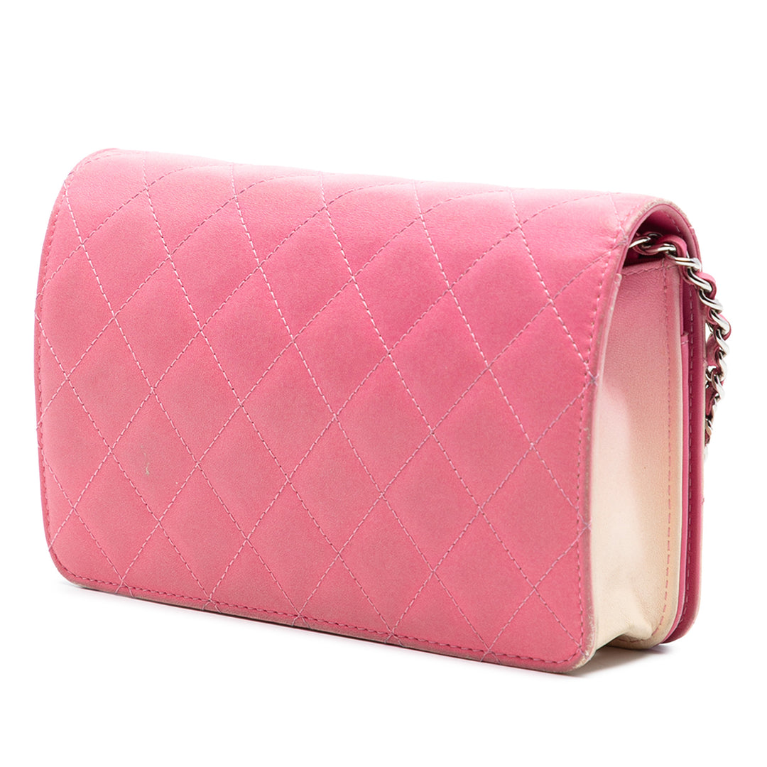 Chanel Ombre Cuir d’agneau Degrade Wallet on Chain