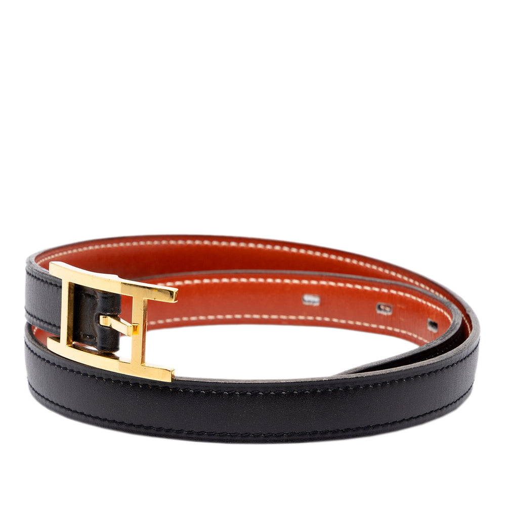 Hermès Box Veau Quentin Réversible Ceinture Box Noir – vue 2 – GABY PARIS