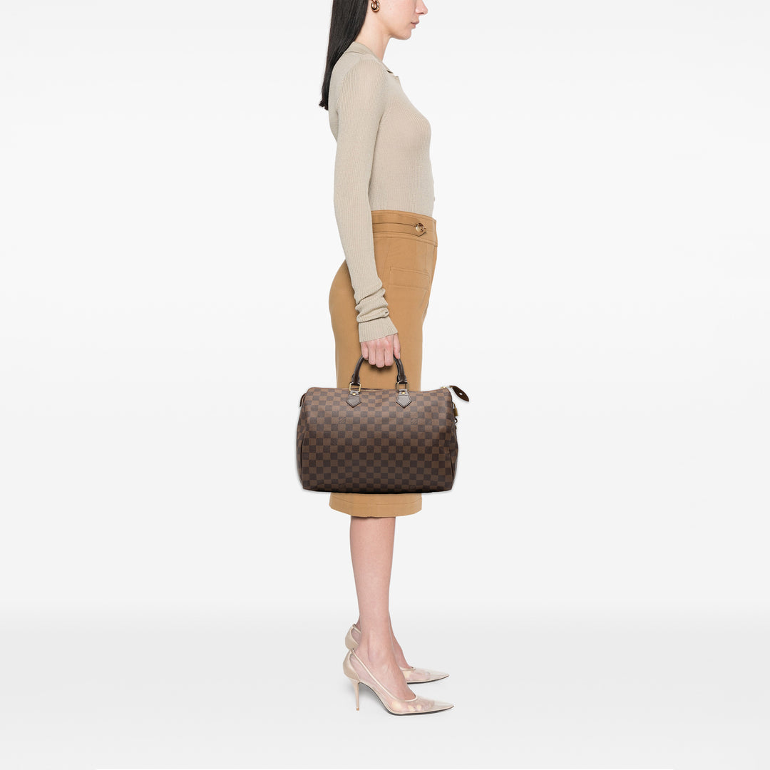 Louis Vuitton Damier Ebene Speedy 35 – GABY PARIS Authentique