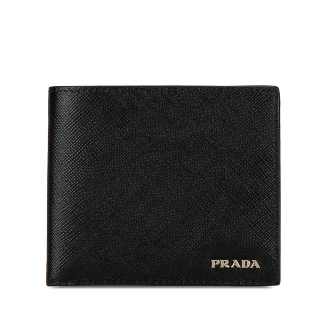 Saffiano Bifold Wallet Black - Gaby Paris