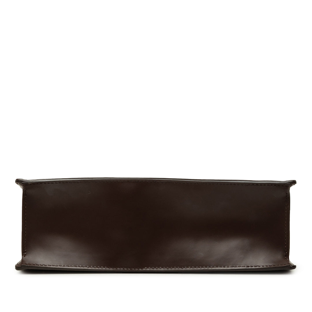 Louis Vuitton Venice Sac Plat Damier Ébène Marron – vue 3 – GABY PARIS