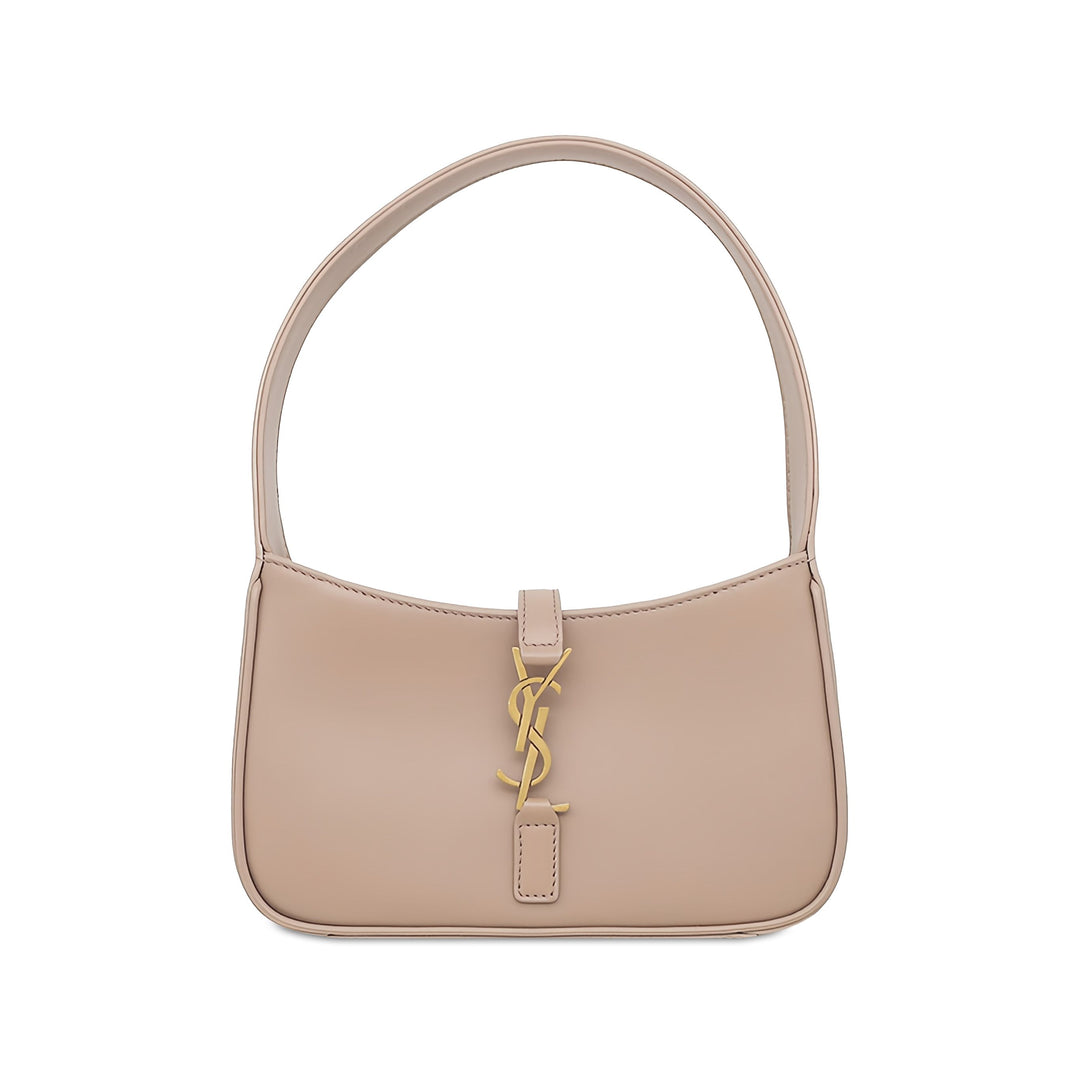 Saint Laurent Le 5 a 7 Mini Cuir de veau lisse Beige – vue principale – GABY PARIS