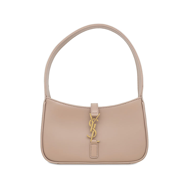 Saint Laurent Le 5 a 7 Mini Cuir de veau lisse Beige – vue principale – GABY PARIS