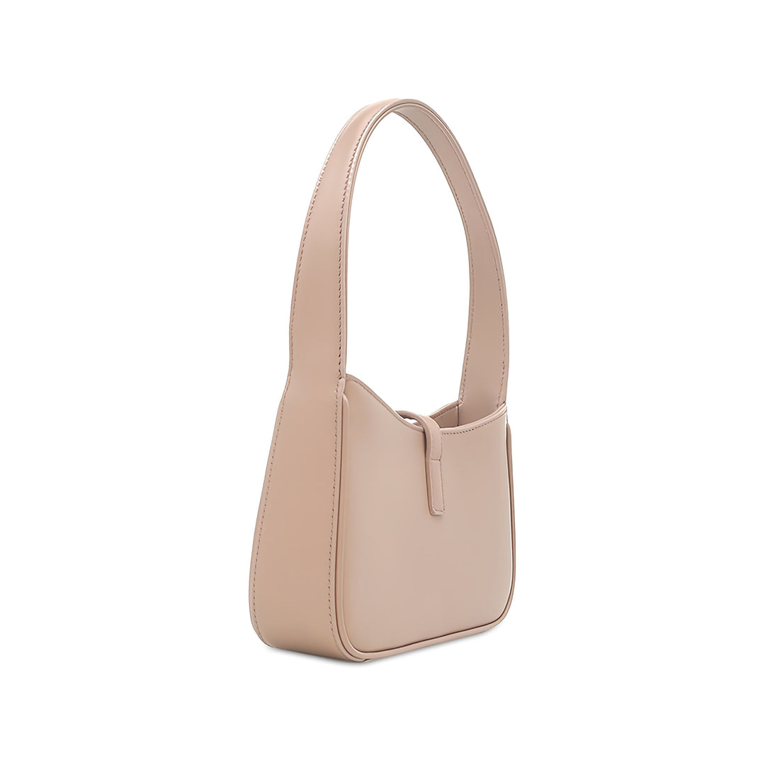 Saint Laurent Le 5 a 7 Mini Cuir de veau lisse Beige – vue 2 – GABY PARIS