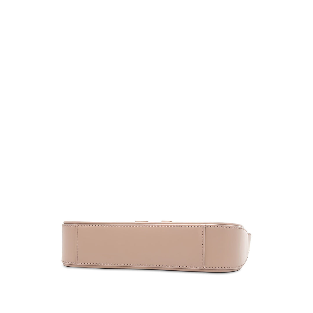 Saint Laurent Le 5 a 7 Mini Cuir de veau lisse Beige – vue 3 – GABY PARIS