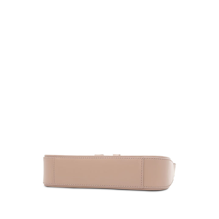 Saint Laurent Le 5 a 7 Mini Cuir de veau lisse Beige – vue 3 – GABY PARIS