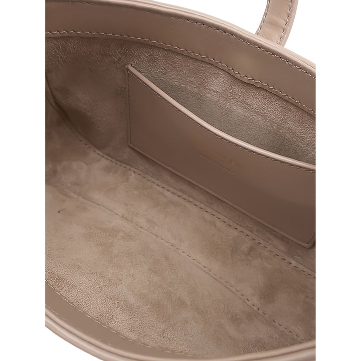 Saint Laurent Le 5 a 7 Mini Cuir de veau lisse Beige – vue 4 – GABY PARIS