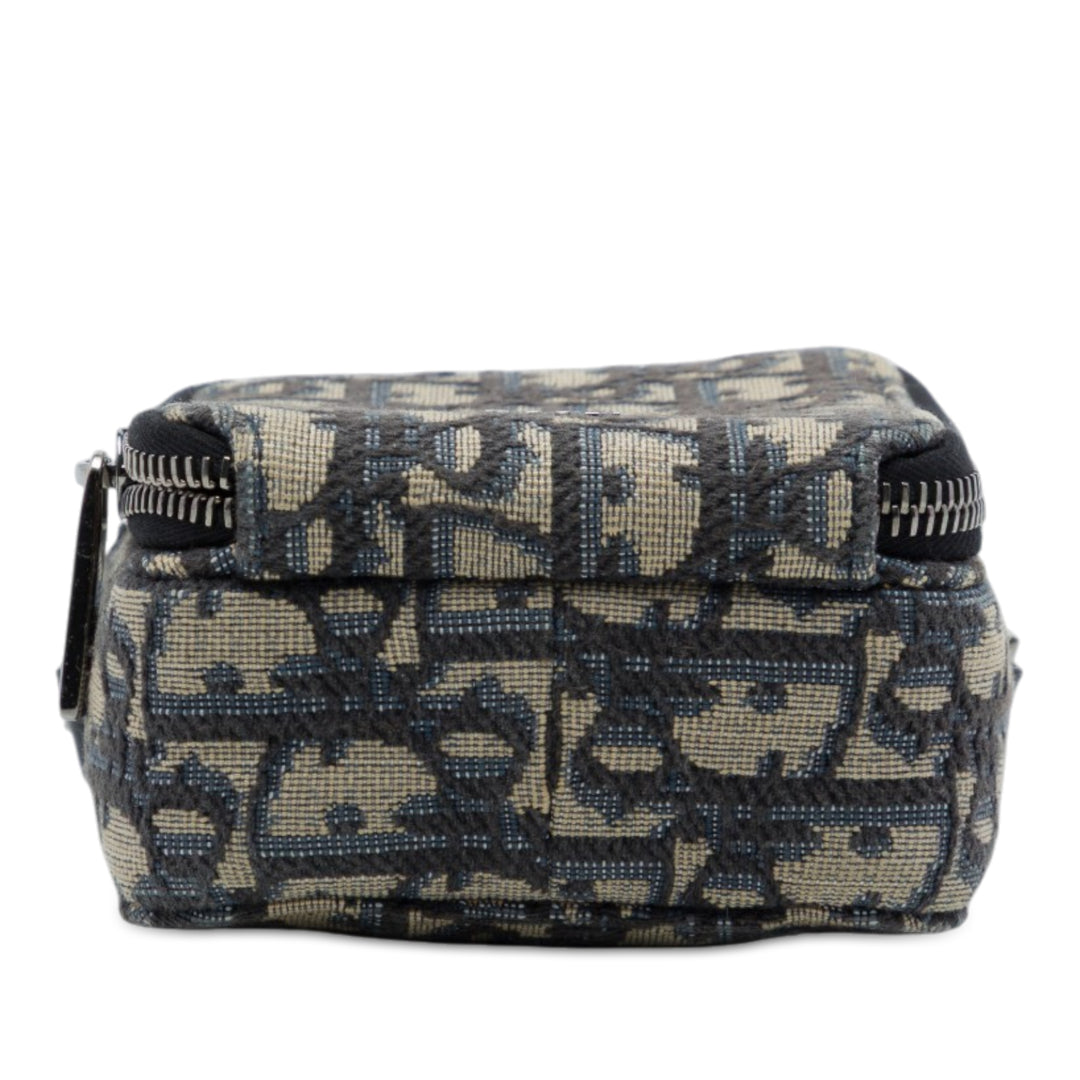 Dior Rider Pochette Micro Oblique Bleu – vue 3 – GABY PARIS