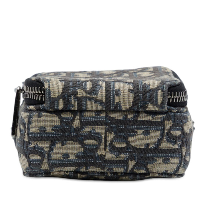 Dior Rider Pochette Micro Oblique Bleu – vue 3 – GABY PARIS