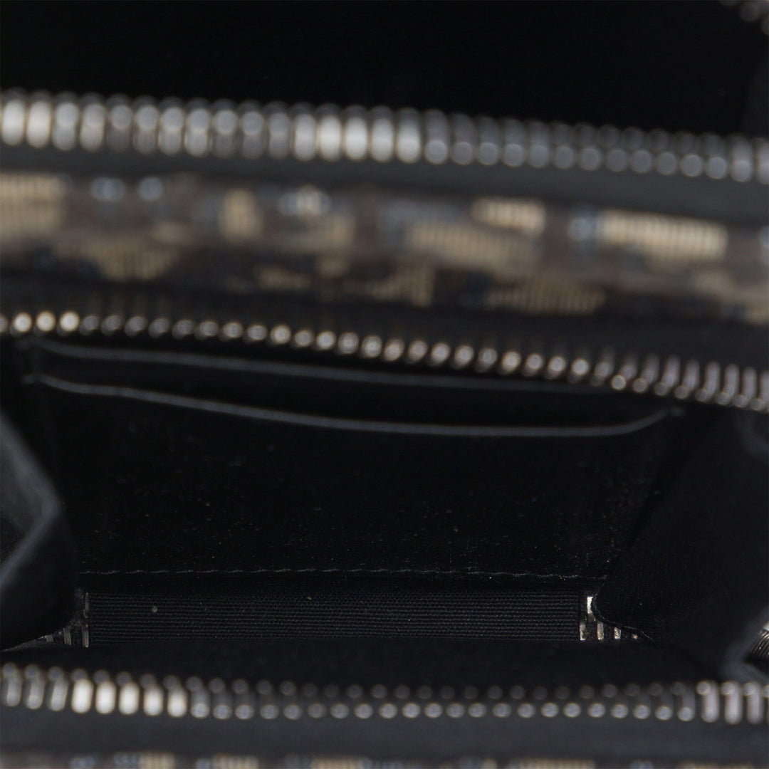 Dior Rider Pochette Micro Oblique Bleu – vue 4 – GABY PARIS