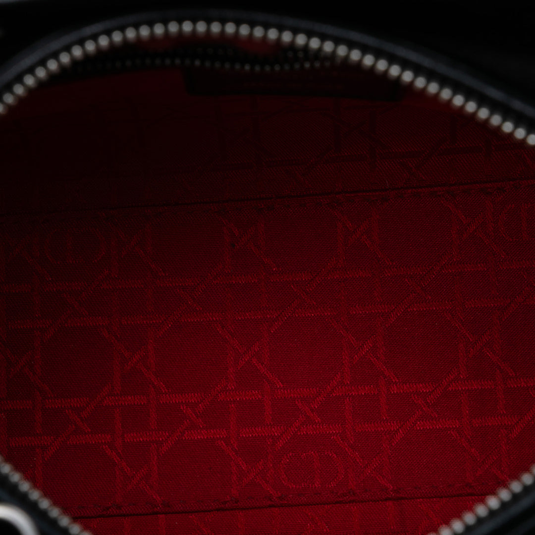 Dior Medium Cuir d’agneau Cannage Lady Dior Noir
