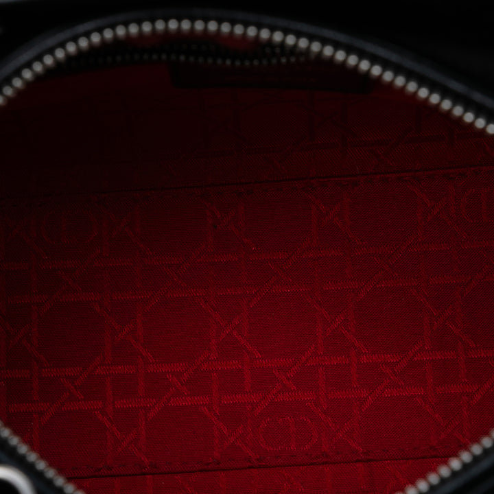 Dior Medium Cuir d’agneau Cannage Lady Dior Noir