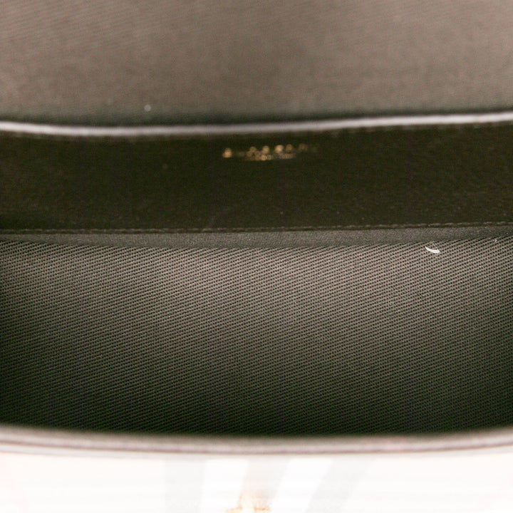 Burberry Sac à main à finitions House Check Highlands Beige – vue 4 – GABY PARIS