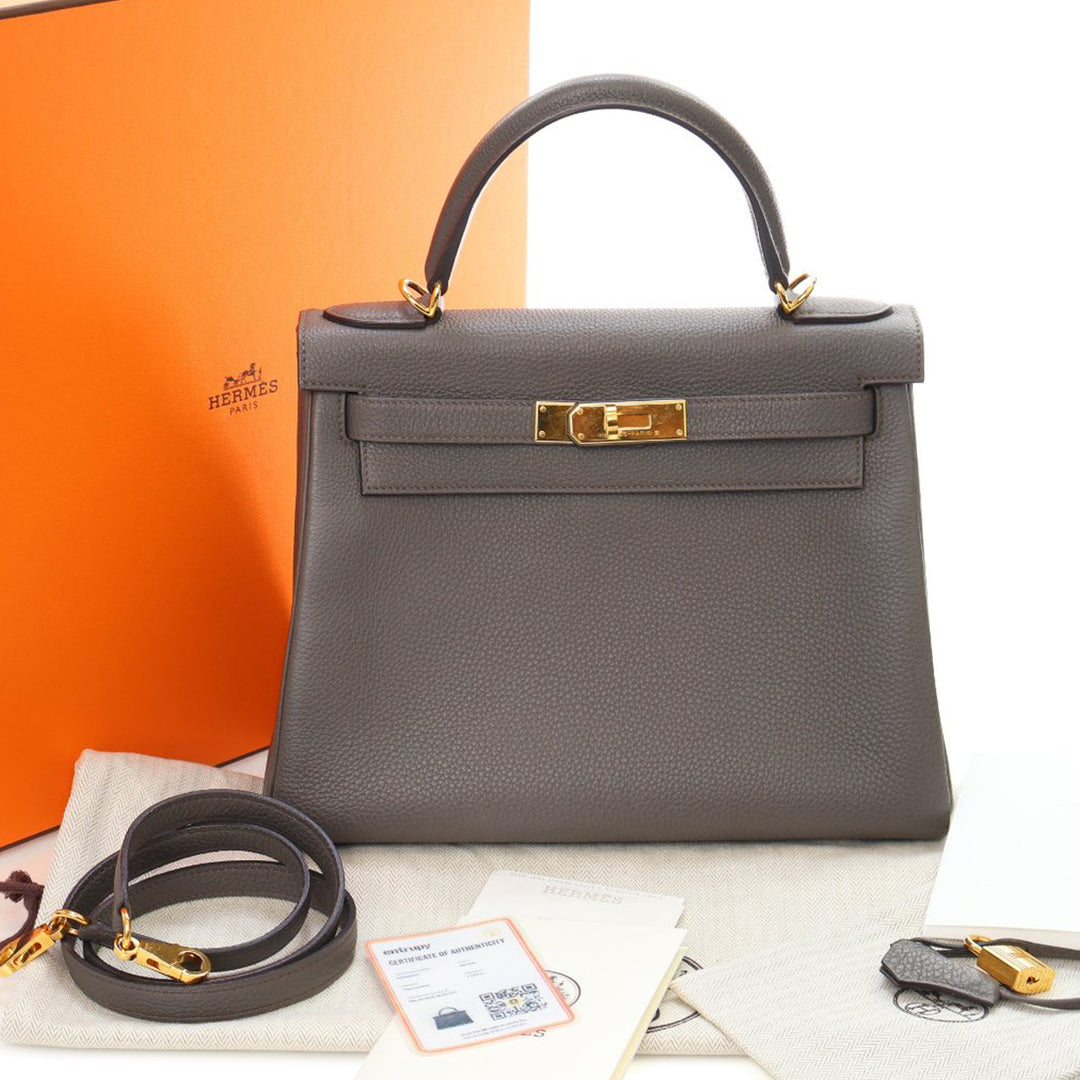 Hermès Togo Kelly II Retourne 28