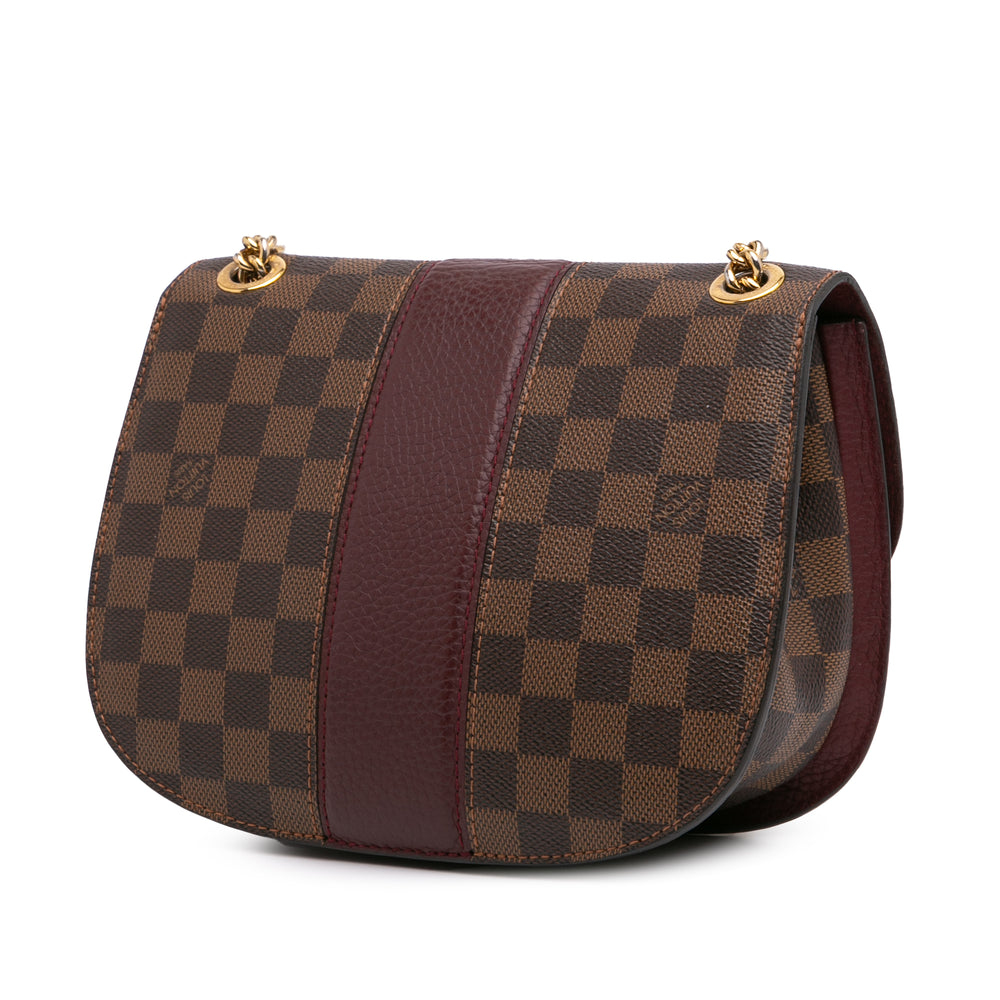 Damier Ebene Cuir Taurillon Wight Brown - Gaby Paris