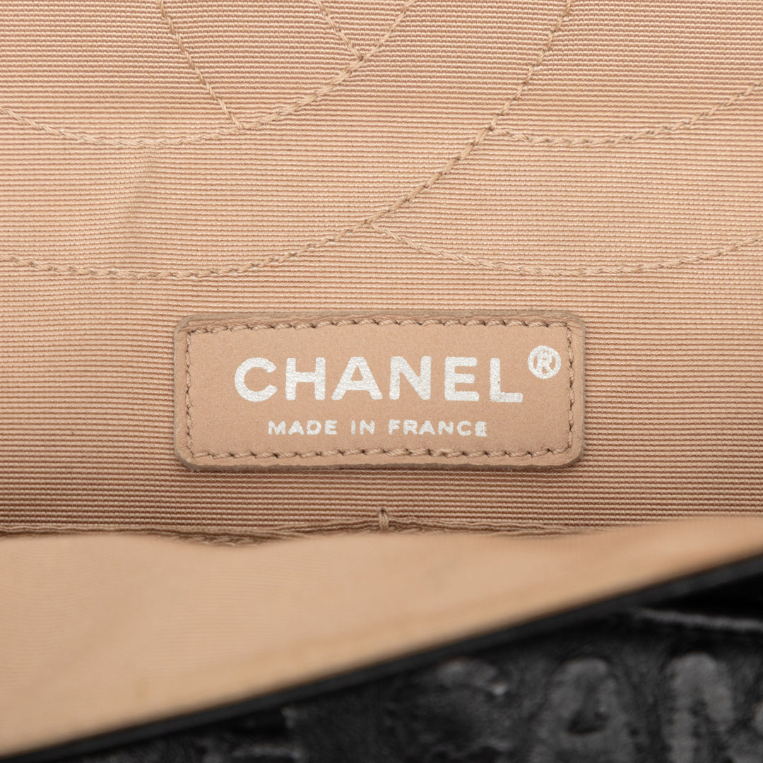 Chanel Maxi embossé Cuir de veau 31 Rue Cambon Reissue 2.55 Double rabat