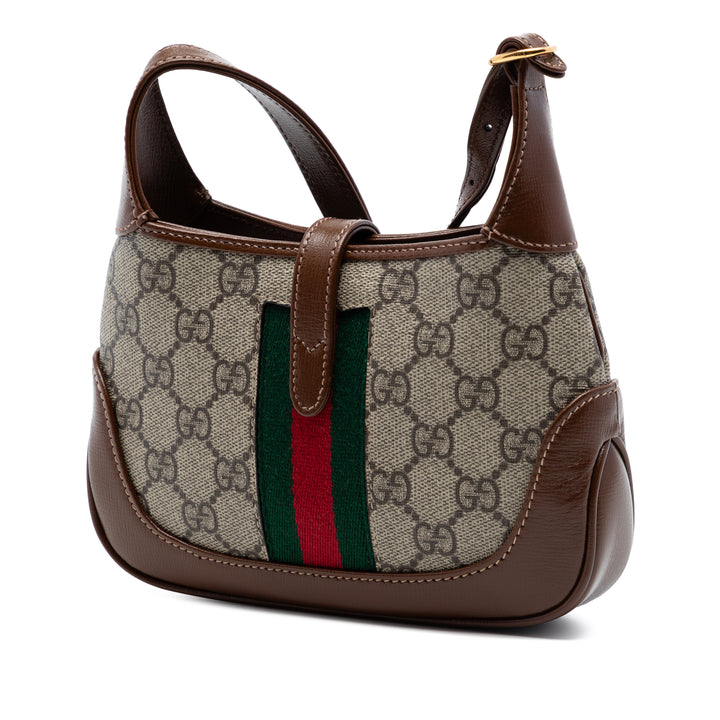 Gucci Mini GG Supreme Web Jackie 1961 Sac porté croisé