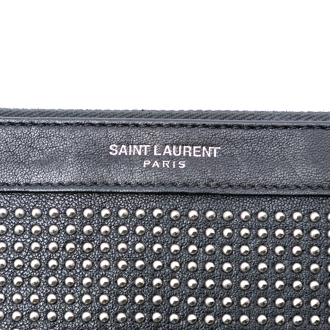 Saint Laurent clouté Cuir Pochette