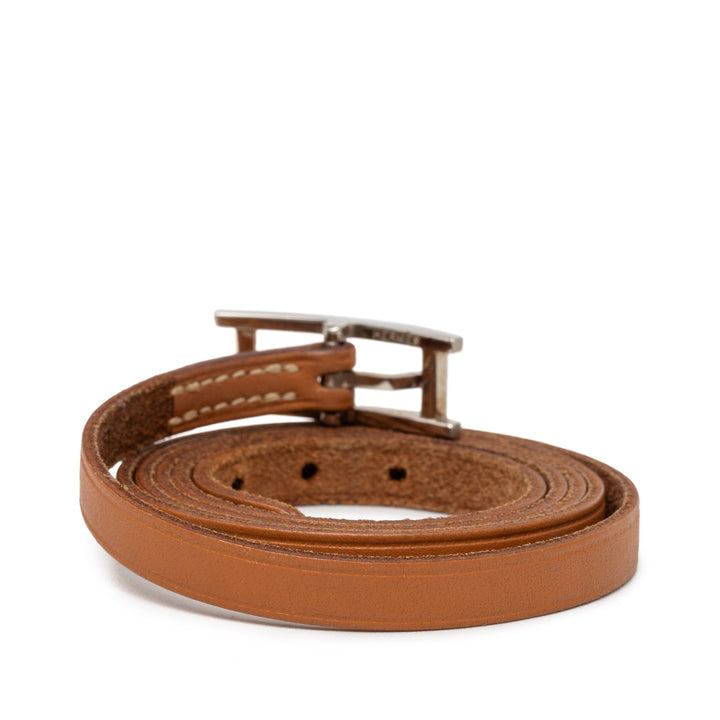 Behapi Double Tour Bracelet Marron