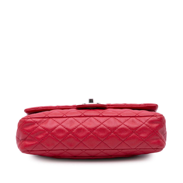 Medium Classic Caviar Double Flap Red - Gaby Paris