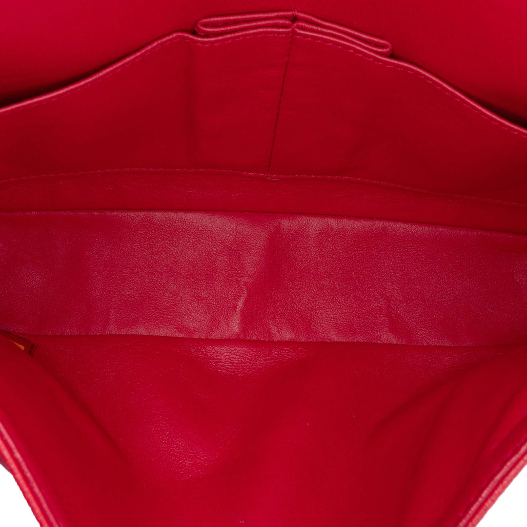 Medium Classic Caviar Double Flap Red - Gaby Paris