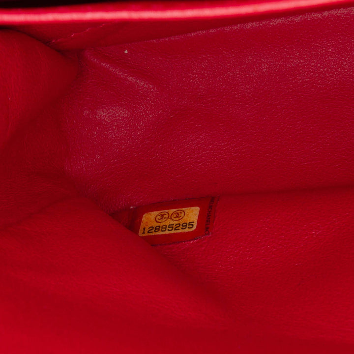 Medium Classic Caviar Double Flap Red - Gaby Paris