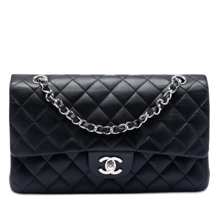 Chanel Medium Classic Cuir d’agneau Double rabat