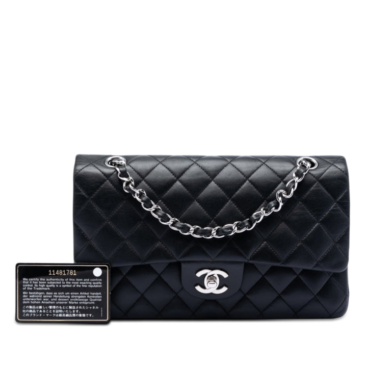Chanel Medium Classic Cuir d’agneau Double rabat