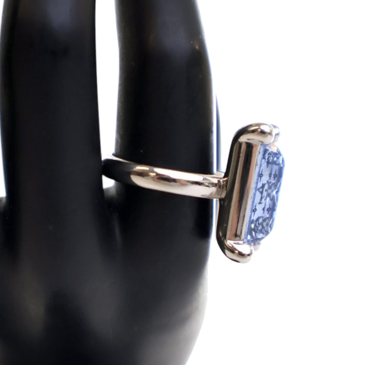 Louis Vuitton Monogram Crystal Bague Argenté – GABY PARIS Authentique