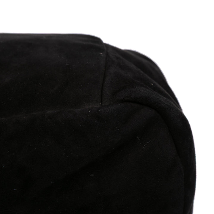 Suede Evening Bag Black - Gaby Paris
