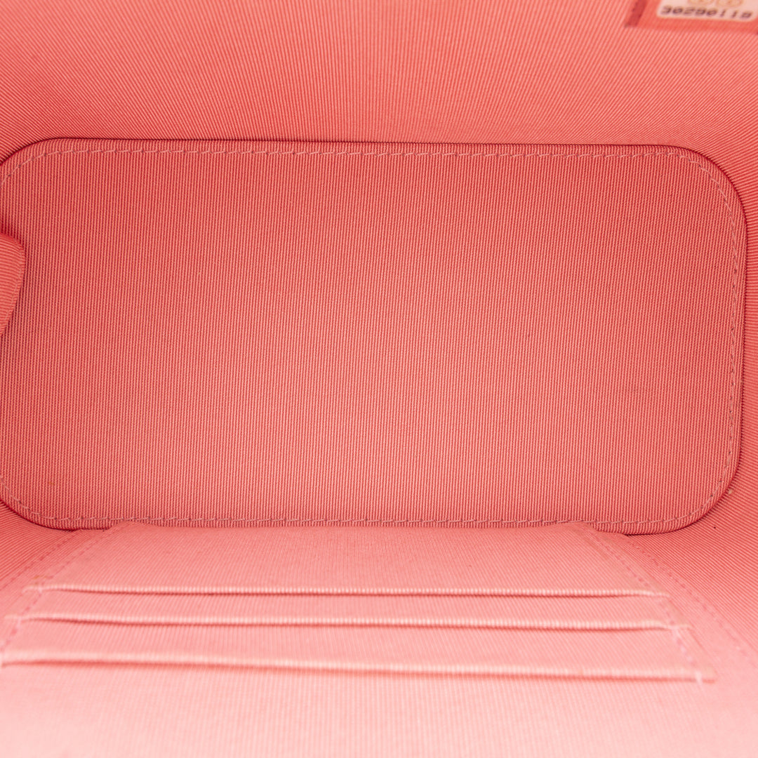 Matelassé Trendy CC Vanity avec chaîne Petit Cuir d'agneau Rose