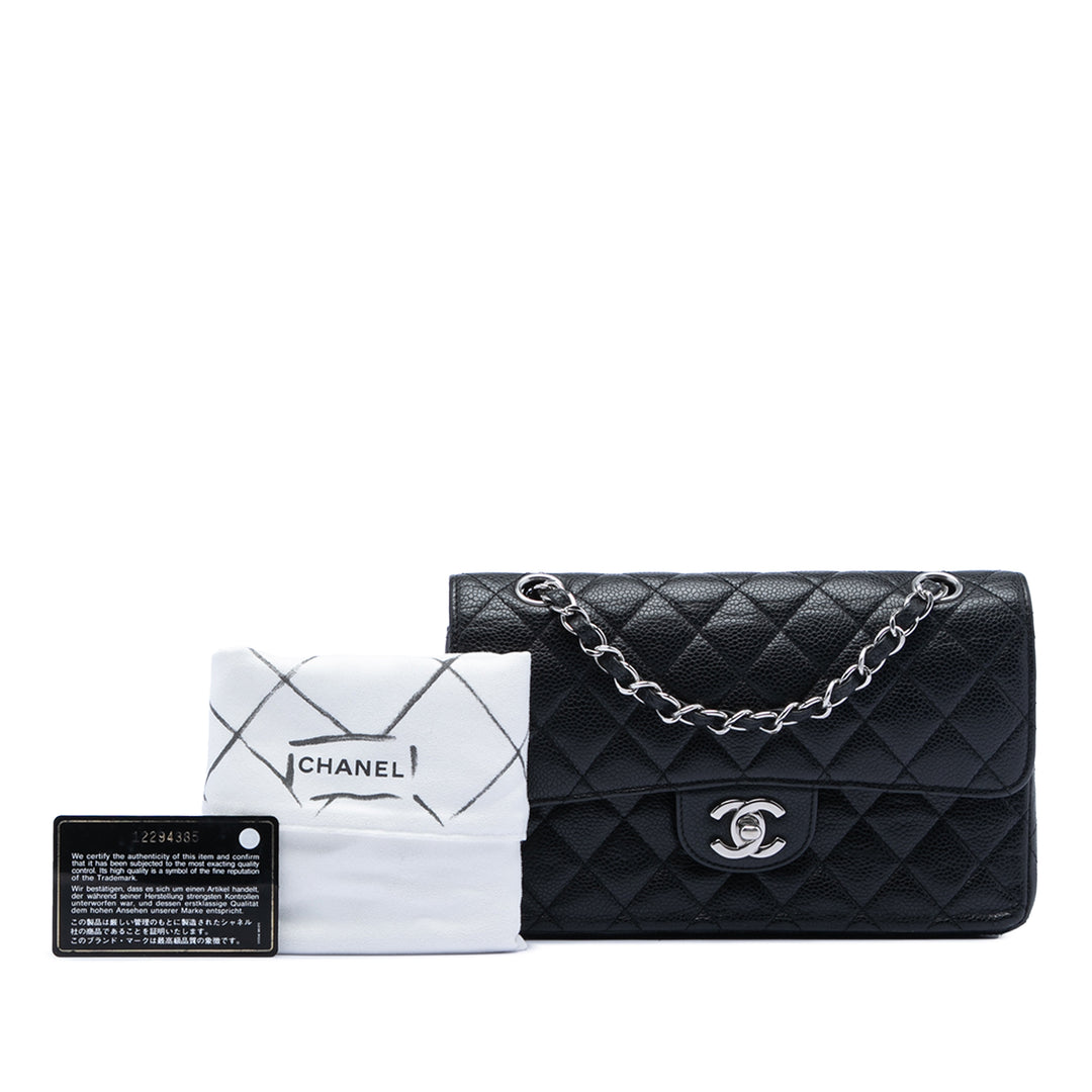 Chanel Small Classic Caviar Double rabat