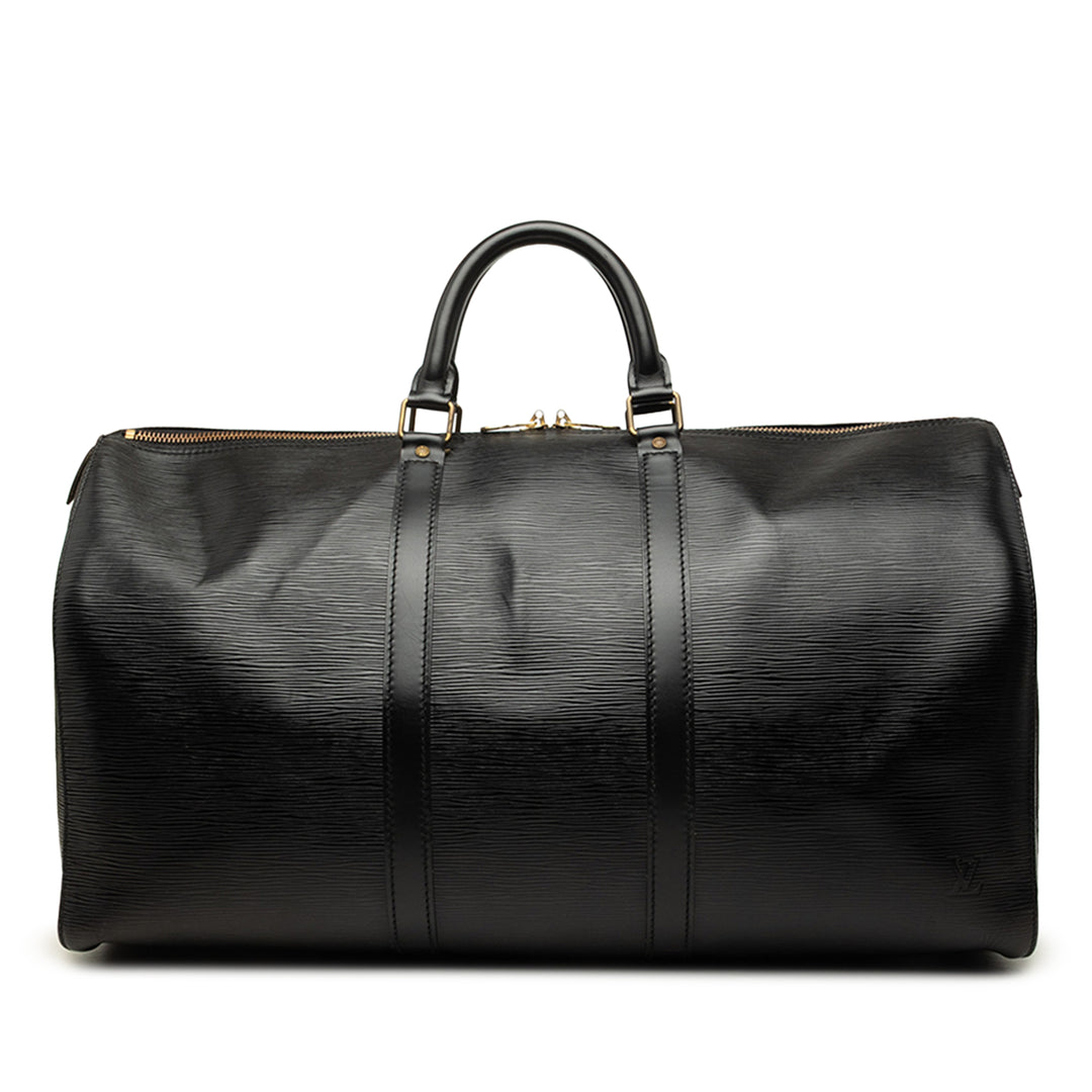 Louis Vuitton Keepall 50 Épi Noir – vue principale – GABY PARIS